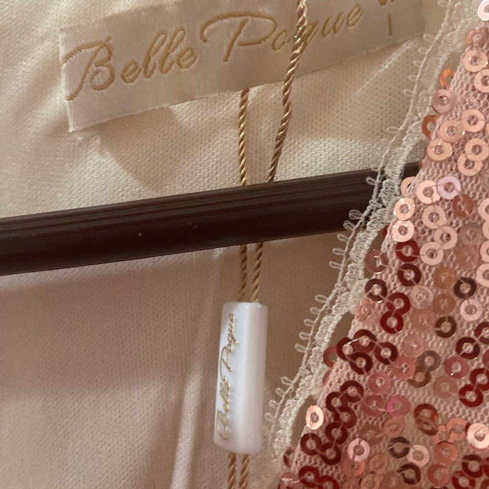 NWT ROSE GOLD GLAMOUR OCCASION DRESS - Picture 5 of 5
